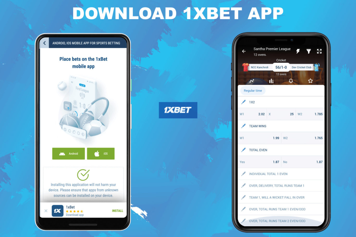 1xBet mobile